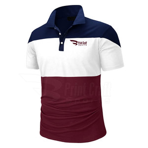 Meilleur prix pour hommes T-shirts polo Nouveau design Slim Fit avec motif uni de couleur contrastée - Product Image 2