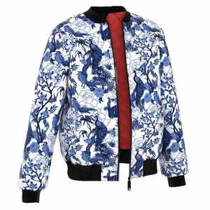 Vente en gros de vestes universitaire de baseball avec impression par sublimation à motif zippé veste universitaire Letterman légère au design populaire - Product Image 5