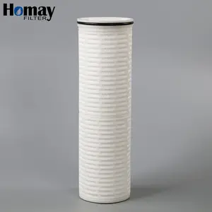 High Performance Security Filter PP Filter Cartridge 40" 60" High Flow Pleated For Commercial and Industrial Water Purification