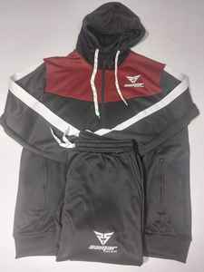 ที่กําหนดเอง 2 ชิ้นวอร์มจ๊อกกิ้งชุดกีฬาเครื่องแต่งกายวิ่งวอร์ม - Product Image 5