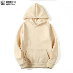 Personnalisé sans cordon de serrage vierge hommes poids lourd 180gsm coupe régulière respirant séchage rapide hiver polaire coton pull à capuche - Product Image 4