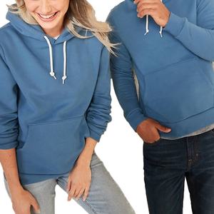 Sudadera con Capucha de Alta Calidad para Hombre, Tipo Manta de Forro Polar Sólido con Cuello de Cuero, 100% Algodón, Temporada de Invierno, Venta al por Mayor - Product Image 3