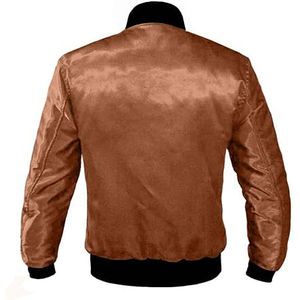 Chaqueta Bomber para Hombre, Lona 100% Lana, Calidad Premium, OEM, Logotipo Personalizado, Invierno, Vintage, Secado Rápido, Transpirable - Product Image 5