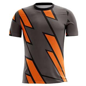 Camiseta de fútbol de alta calidad OEM para hombre, camiseta de entrenamiento de diseño Retro de secado rápido, sublimación de logotipo personalizado, la mejor ropa deportiva de fútbol - Product Image 2