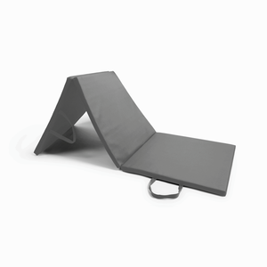 Tapis de gymnastique Stag Iconic 3m, tapis de gymnastique gris haute densité avec design portable, absorption des chocs, compagnon d'entraînement ultime - Product Image 2