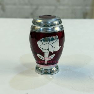 Fabricant d'urne à cendres de crémation pour adultes bon marché en aluminium imprimé en pierre de jaspe pour cendres humaines pot de crémation autocollant complet pour cendres - Product Image 5