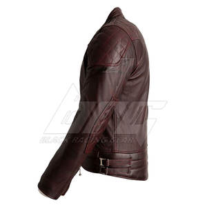 Chaqueta de invierno de cuero de motocicleta de alta calidad profesional Venta caliente Chaqueta de cuero de motocicleta - Product Image 4