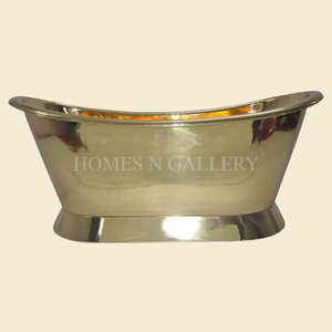 Nueva llegada moderna de lujo de cobre de latón independiente bañera de alta calidad de diseño antiguo para Baño - Product Image 5