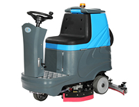 Machine de nettoyage de lavage au sol d'épurateur d'aspirateur de plancher d'équitation automatique pour le supermarché