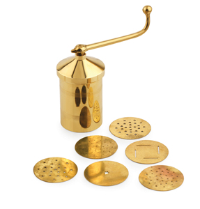 Machine à pâtes et nouilles manuelle en laiton Sev Sancha, presse Murukku Chakli avec 6 disques interchangeables pour la cuisine traditionnelle indienne - Product Image 3