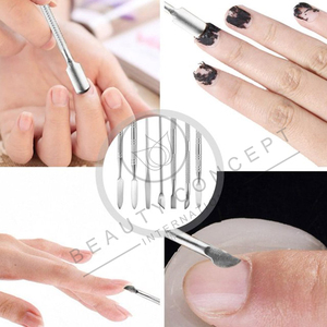 Empujador de Cutículas de Precisión Fabricado en Acero Quirúrgico con Diseño de Doble Punta para un Cuidado Suave de las Cutículas, Limpieza Precisa y Manicura Refinada - Product Image 4