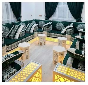 Sofá estilo Majlis árabe, diseño clásico, elegante conjunto para sala de estar, asientos de esquina de lujo, diseño que ahorra espacio - Product Image 1
