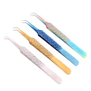 แหนบต่อขนตาปลอมเพิ่มวอลลุ่มพร้อมปลายแหลมทำจากสเตนเลสสตีลบรรจุแบบกำหนดเอง - Product Image 3