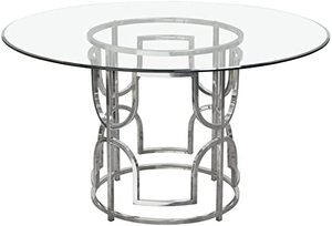 Los últimos muebles de mesa auxiliar para el hogar, Hotel y restaurante, Color dorado, diseño moderno, mesa de Metal, muebles de cristal, Mesa Central - Product Image 5