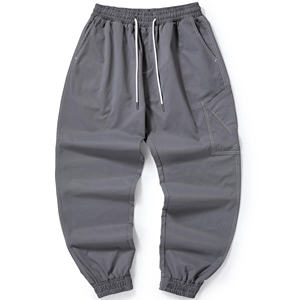 กางเกงขาตรงผ้าฝ้ายระบายอากาศสำหรับผู้ชายกางเกงทำงานผ้าฝ้ายแบบปรับแต่งได้ตามต้องการทนทานสวมใส่ได้ทุกวัน - Product Image 1