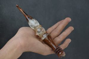 Ergonomic Resin Crochet Hook Handcrafted Nautical Home Decoration <b>Gift</b> <b>for</b> <b>Knitters</b> Unique Design - Product Image 3