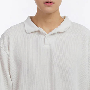 Sudadera para Hombre con Cuello Camisero, Material Suave, Precio Económico, con Diseño de Logotipo Personalizado / Casual de Alta Calidad y Botones 2026 - Product Image 2