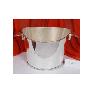 2025 meilleur conçu décoratif boisson glace panier Top vente fabriqué à la main nouveau Look luxueux argent plaqué refroidisseur de vin en vrac - Product Image 3