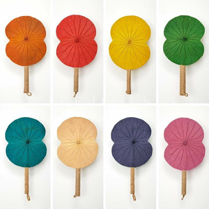 พัดลมมือถือดอกบัวของแท้/ผสมผสานงานศิลปะที่ใช้งานได้/ผลิตในเวียดนาม - Product Image 2