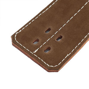 Ceinture d'haltérophilie en cuir de vachette de 10mm et 13mm de haute qualité, respirante et unisexe avec logo personnalisé - Product Image 6