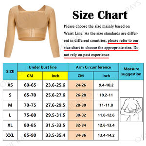 Vêtements de compression pour bras après liposuccion, manches longues, soutien-gorge push-up, <span class=keywords><strong>corset</strong></span> amincissant, vêtements de modelage du corps - Product Image 6