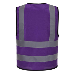 เสื้อกั๊กนิรภัยแบบสะท้อนแสงสำหรับงานก่อสร้าง หลายขนาด รับผลิตตามแบบ (OEM) ขายดี - Product Image 3