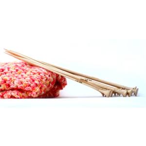 Prix d'usine, vente en gros : Ensemble d'aiguilles à tricoter en bois pointues de 10-14 pouces avec embout clochette, accessoire de confection, outils de tricot - Product Image 5