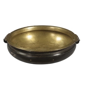 Rounded Shape Brass Urli Hammered Top Class Quality Handmade Table Top Urli Best Decorative Design Urli Bowl . - Product Image 2