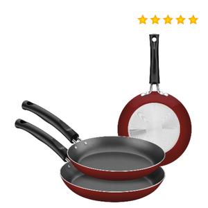 Tramontina Chelsea 3 pezzi antiaderente in alluminio Set cucina a induzione compatibile per alberghi e ristoranti - Product Image 3