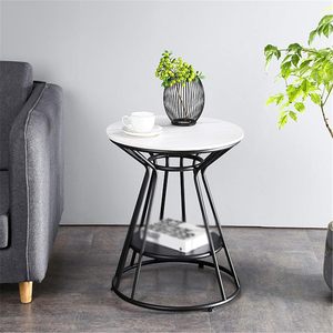 Best Selling Elegant Black <b>Frame</b> with Marble Top Side Table For Home Decoration in <b>Low</b> Price - Product Image 6