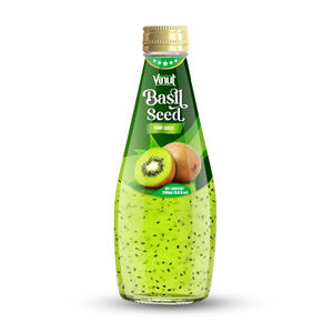 Boisson au kiwi 290 ml aux graines de basilic du Vietnam, non-OGM, HALAL, ISO, KOSHER - Personnalisation OEM ODM, faible MOQ, échantillon gratuit - Product Image 2