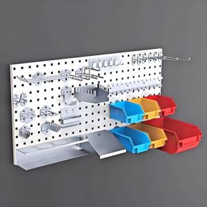 750*350mm, organizzatore in acciaio Premium da 0.8mm, pannello montato a parete resistente per utensili da officina - Product Image 1