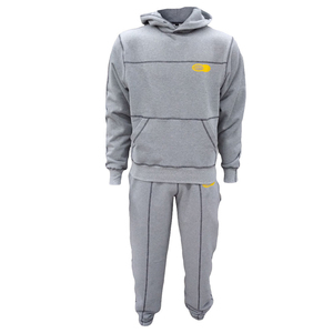 Vente en gros au tarif d'usine de quantité en vrac de pulls à capuche en coton pour hommes avec ensemble de pantalons avec logo personnalisé survêtements d'hiver - Product Image 1