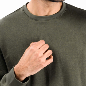 100% coton survêtements OEM Premium confortable coupe ajustée séchage rapide Durable hiver vêtements de sport survêtement pour homme - Product Image 3