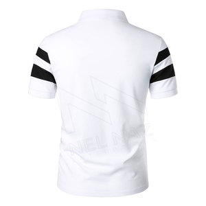 OEM de moda de alta calidad hecho en la fábrica al por mayor de ropa de los hombres del último diseño de polos de los hombres para los hombres - Product Image 3