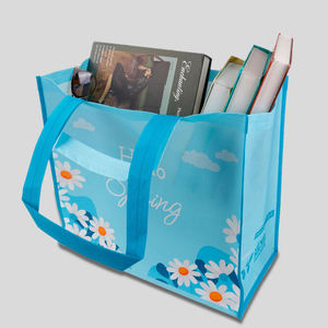 Sac de courses réutilisable en tissu non tissé, écologique et recyclé, avec motif imprimé personnalisé, grande capacité, durable, personnalisable, Vietnam - Product Image 2