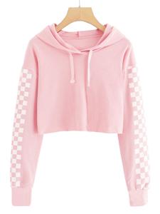 เสื้อครอปป้องกันการเกิดหมอนสำหรับผู้หญิงเสื้อแฟชั่นผู้หญิงโลโก้ออกแบบได้ตามต้องการ - Product Image 6