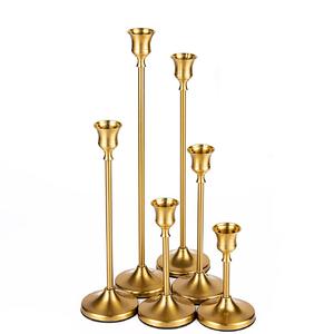 Home Decoration <b>Set</b> of 3 Tapper <b>Candle</b> Holder and <b>Candle</b> Stand Matt Black Color New Design Candlestick Holder for Tabletop Decor - Product Image 3