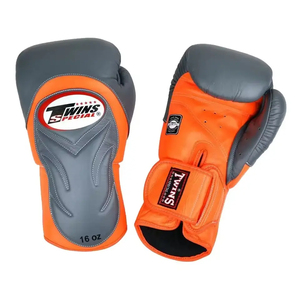 Guantes de Boxeo Twins Oaring Special con Puños Extendidos, Profesionales, de Cuero, Absorbentes de Humedad, con Cierre de Velcro, para Entrenamiento de MMA - Product Image 6
