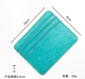 Custom High Quality Short Length Men's Crazy Horse Genuine Leather Card Holder <b>Wallet</b> Lightweight Mini <b>Smart</b> Slim Pocket - Product Image 4
