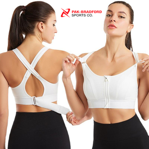 Recién llegado, Sujetador deportivo para mujer, sujetador de gimnasio para correr de alto impacto con cremallera y sujetadores deportivos de ajuste trasero - Product Image 6