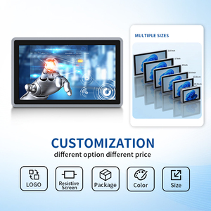 팬리스 무먼지 설계, IP65 등급 전면 패널 <span class=keywords><strong>15</strong></span>.6인치 터치 패널 PC 프로젝티브 정전식 터치 컨트롤 - Product Image 4