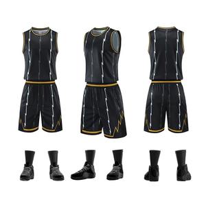 2024 conjunto de uniforme de baloncesto deportivo por sublimación personalizado de alta calidad Jersey estampado completo transpirable de talla grande pantalones cortos cómodos - Product Image 3