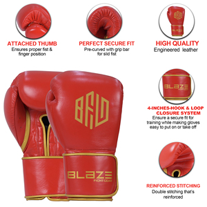 Đấm Bốc đào tạo găng tay cho nặng đấm Túi Kickboxing sparing chiến đấu Pro Găng tay đấm bốc trong da bò da với Dây đeo rộng - Product Image 6