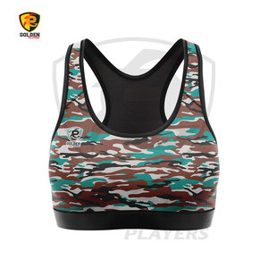 Soutien-gorge sans couture sur mesure avec fermeture éclair sur le dessus soutien-gorge d'entraînement à impact élevé rembourré sport fitness run avec bretelles réglables soutien-gorge de sport femmes - Product Image 1
