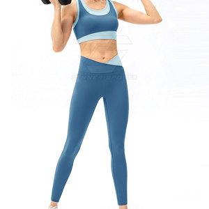 Servicio OEM, Ropa Profesional, Conjunto de Yoga para Mujer de Talla Grande, Transpirable, Conjunto de Yoga Personalizado para Mujer - Product Image 3