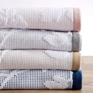 Serviette de bain jacquard 100% coton épaissie personnalisée pour hommes et femmes, séchage rapide - Product Image 5