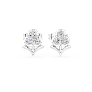 Moissanite <b>Earrings</b> 925 Sterling <b>Silver</b> VVS Moissanite GRA Certificate Stud <b>Earrings</b> - Product Image 4