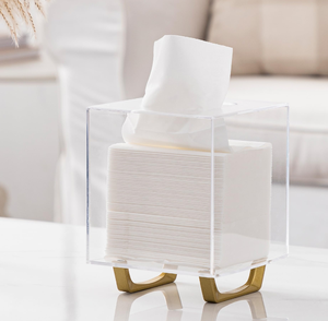 กล่องใส่กระดาษทิชชู่อะคริลิกทรงสี่เหลี่ยม - Product Image 1