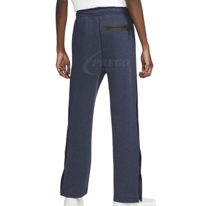 กางเกงแทร็คสตรีทแวร์ผู้ชายสั่งทำพิเศษ ผ้าแคนวาสคอตตอน 100% กางเกงวอร์มฮิปฮอปทรงขาบานแบบซ้อนทับ ทรงหลวม ระบายอากาศได้ดี กันน้ำ - Product Image 2